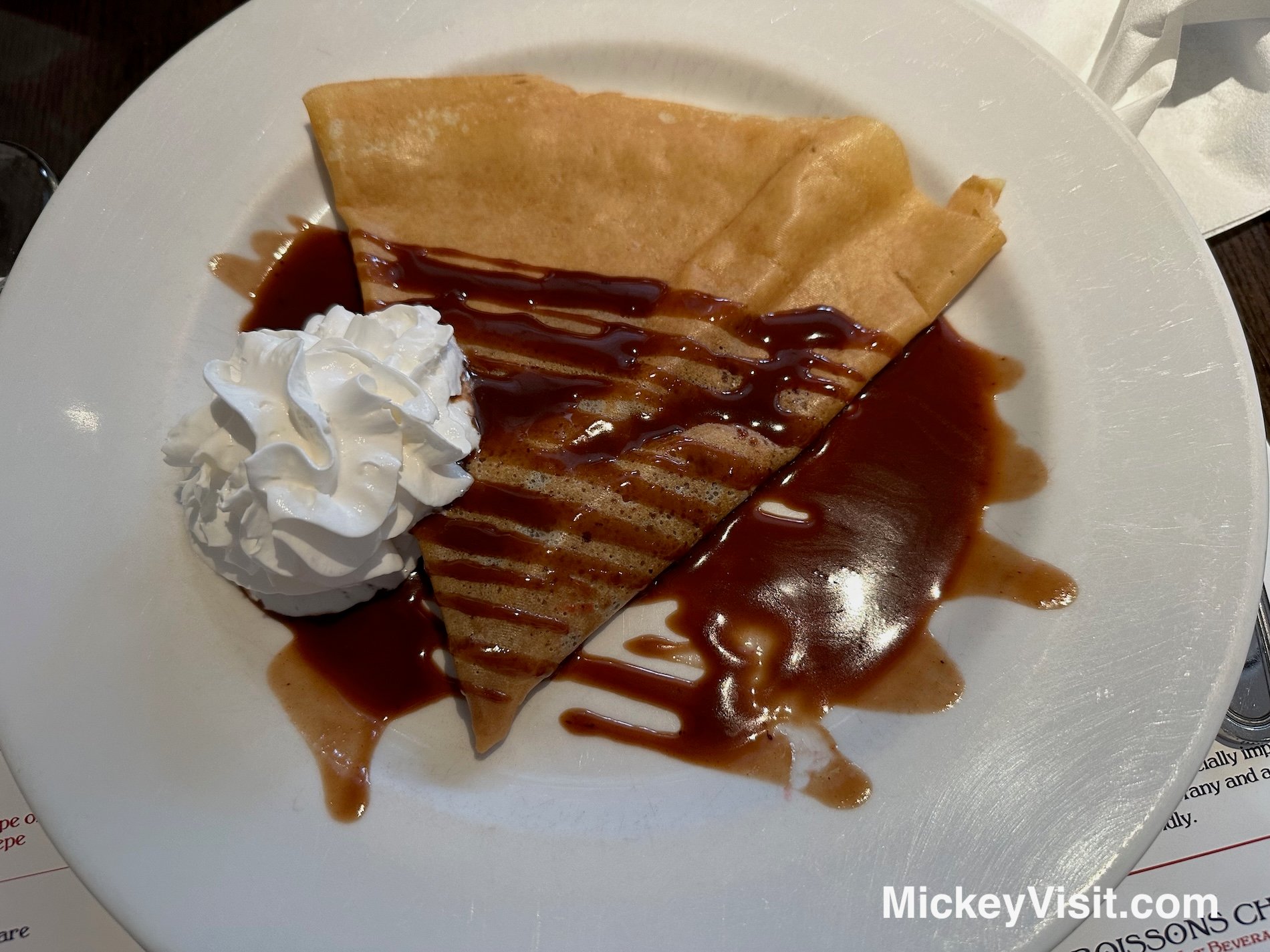 Crepes at EPCOT