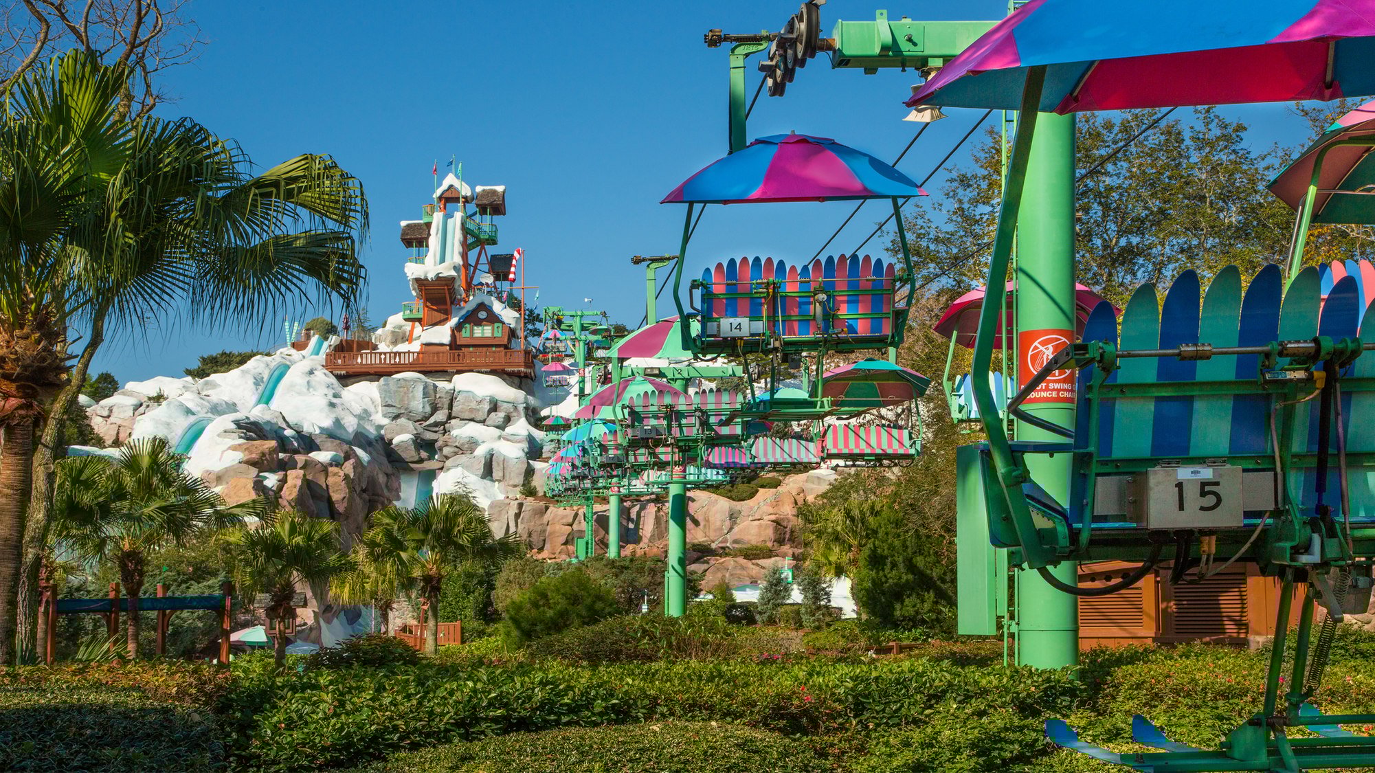 Blizzard Beach chair lift
