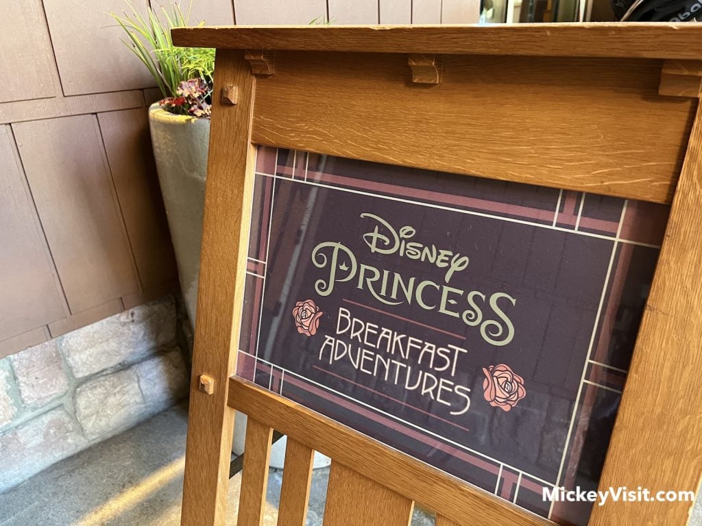 princess breakfast disneyland