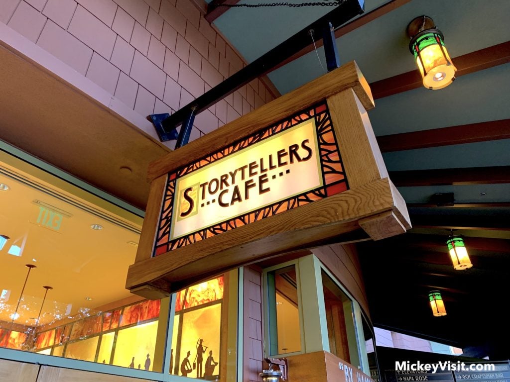 storytellers cafe disneyland character breakfast