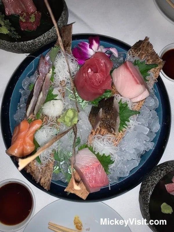 Sushi in disney springs