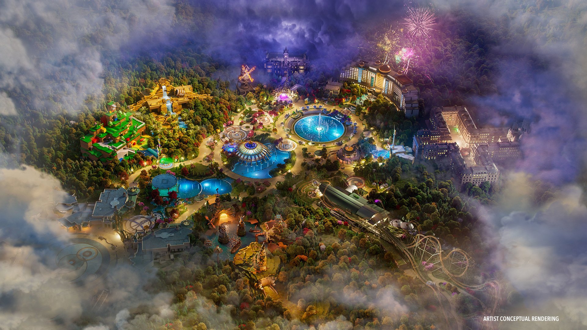Epic Universe concept map