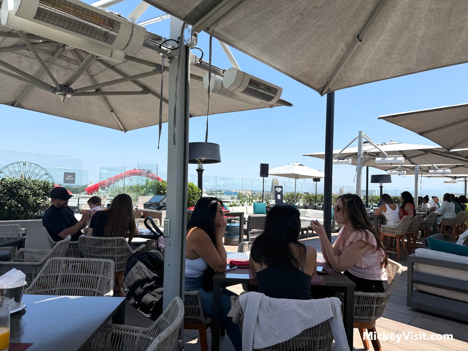RISE Rooftop Lounge table