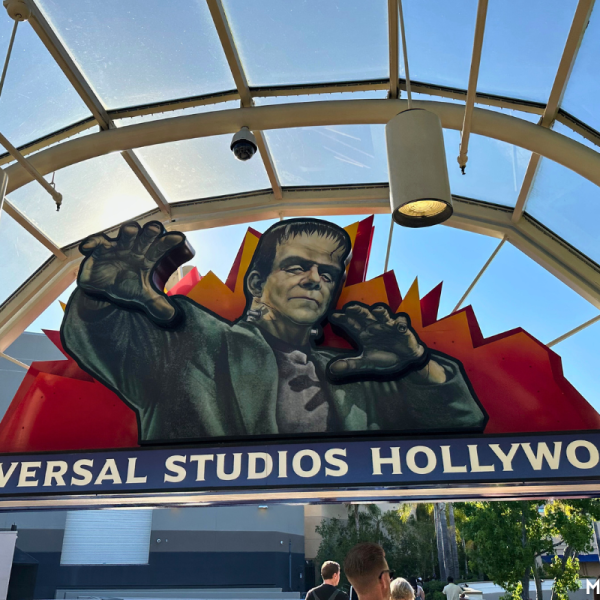 Universal Hollywood Frankenstein sign
